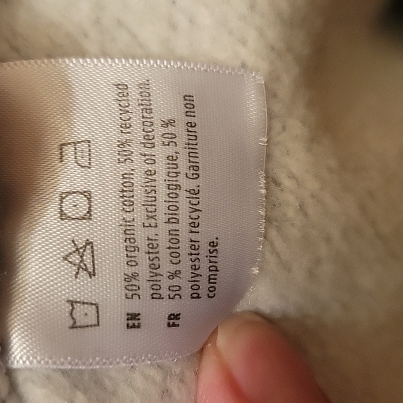 Comfy TenTree Blue Hoodie made of Organic Cotton Blend - size Small - Picture 11 of 12